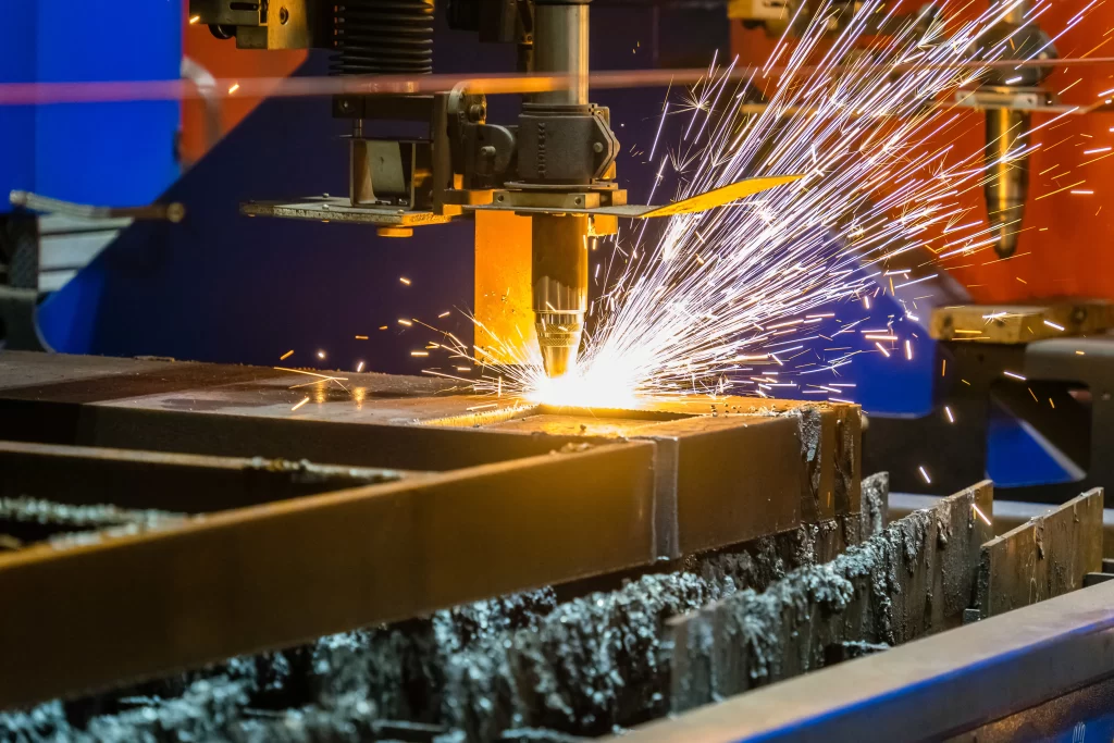 closeup-shot-sparks-flying-from-industrial-steel-cutter
